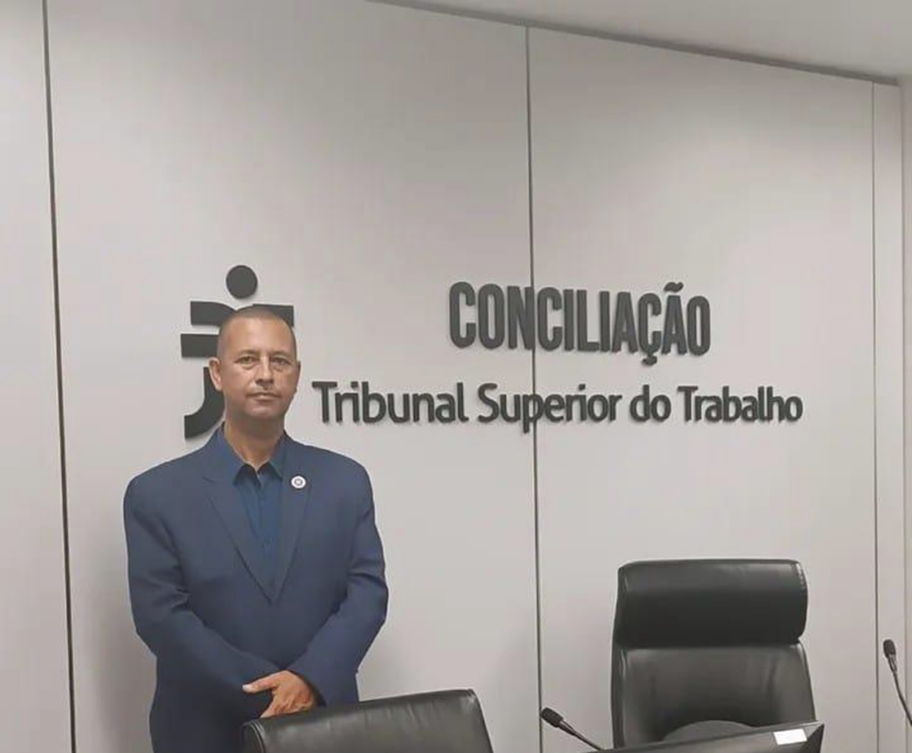 Diretor Marcio Vinicio representando o SINDFOGO no TST.